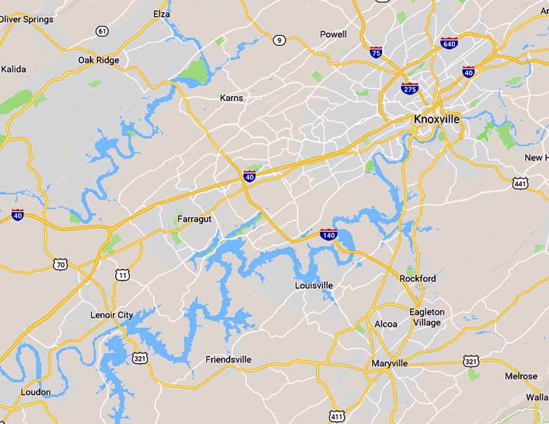 HVAC Service Areas